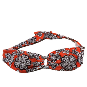 3/$25 Xhilaration Boho Style Bandeau Bikini Top Size M